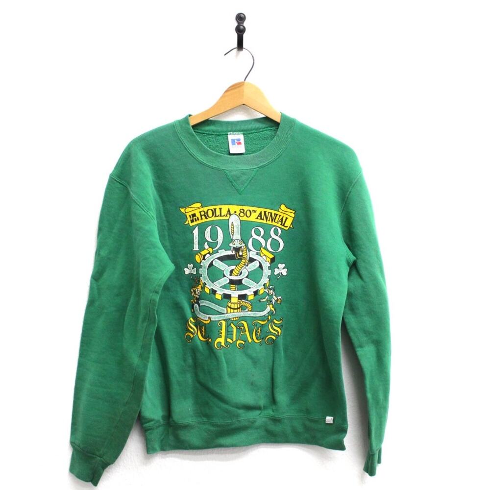Vintage St Patricks Day Celebration Rolla Missouri 1988 Sweatshirt Medium
